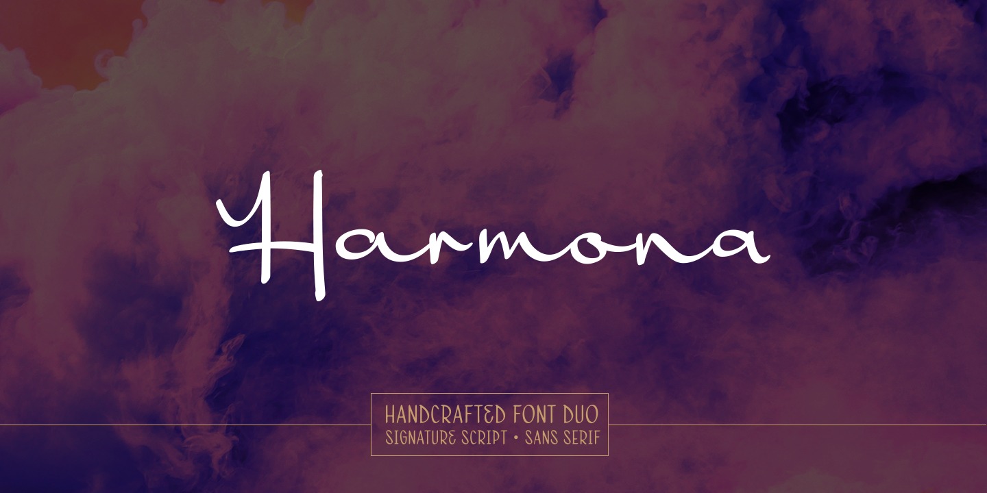 Example font Harmona #1